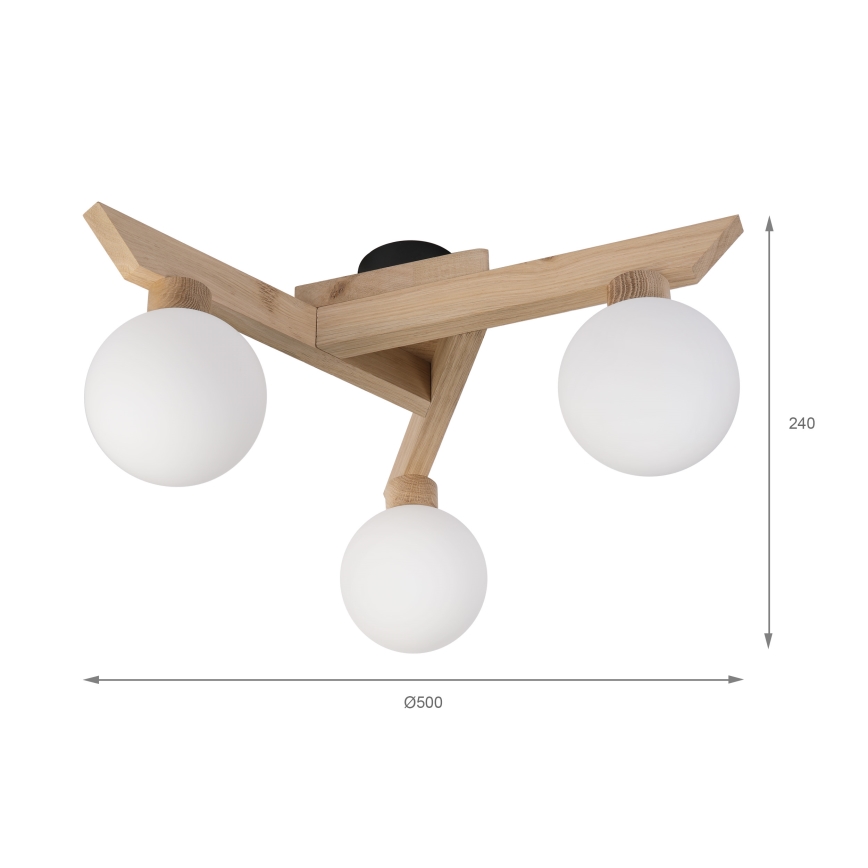 Loftlampe ANTONIO 3xG9/5W/230V eg/hvid