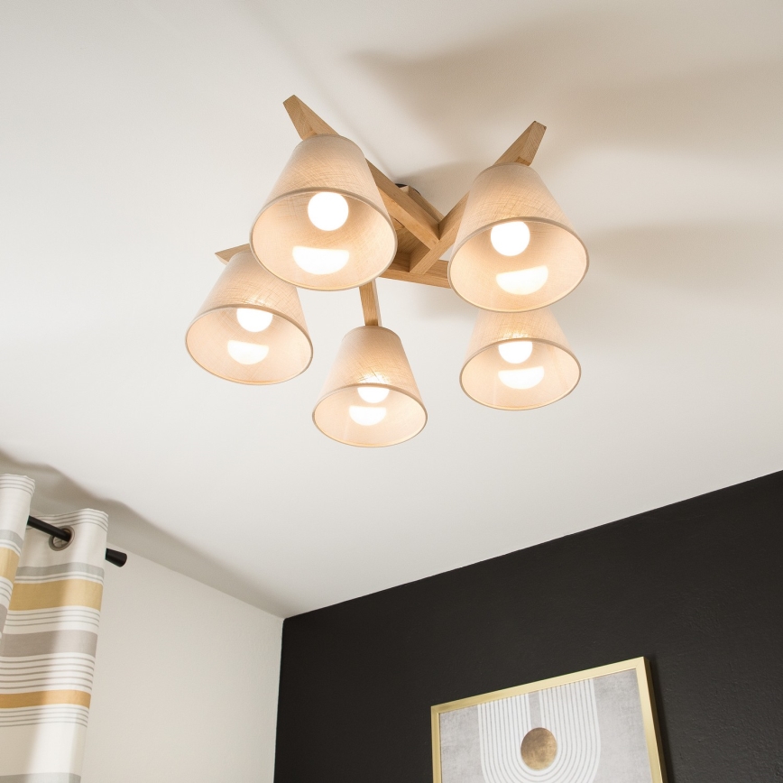 Loftlampe ANTONIO 5xE14/40W/230V eg