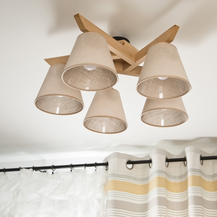 Loftlampe ANTONIO 5xE14/40W/230V eg