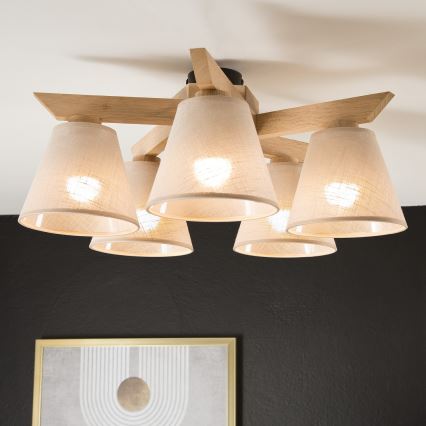 Loftlampe ANTONIO 5xE14/40W/230V eg
