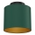Loftlampe ARDEN 1xE27/15W/230V Ø 18 cm grøn