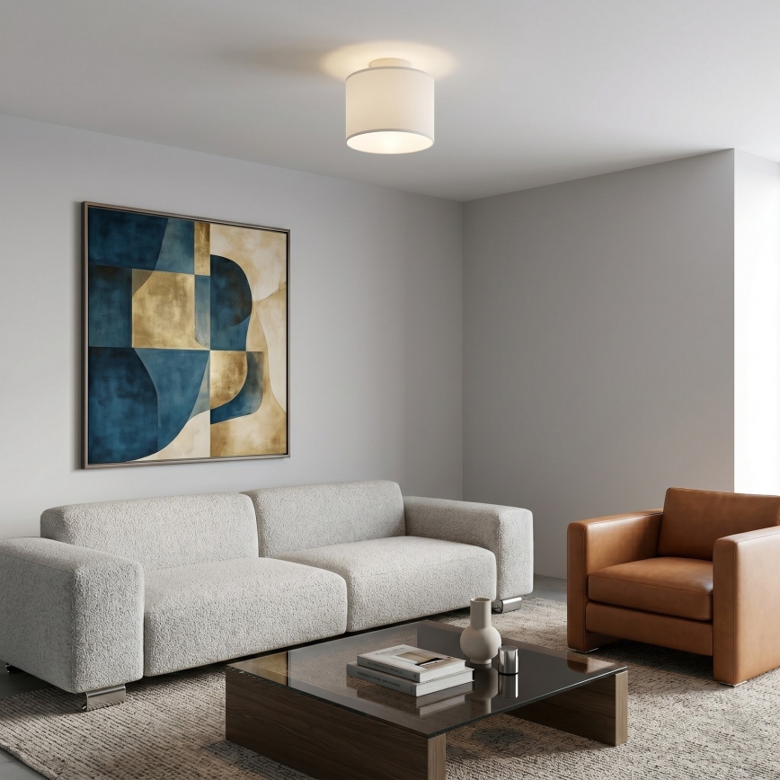 Loftlampe ARDEN, 1xE27/15W/230V, Ø 18 cm, hvid