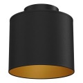 Loftlampe ARDEN 1xE27/15W/230V Ø 18 cm sort