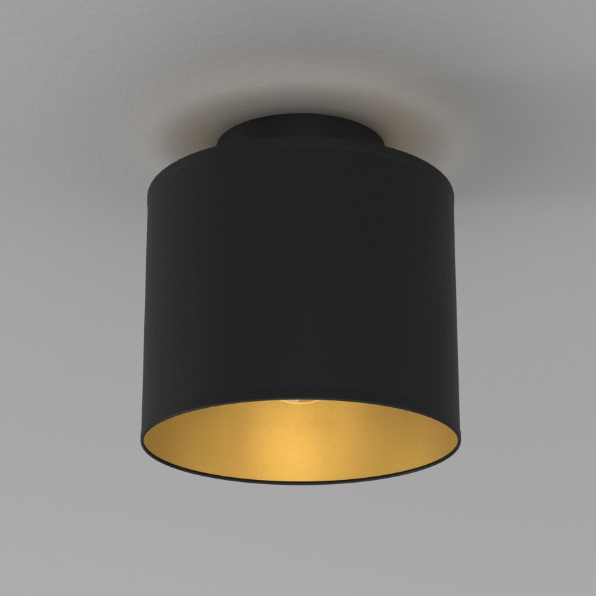 Loftlampe ARDEN 1xE27/15W/230V Ø 18 cm sort