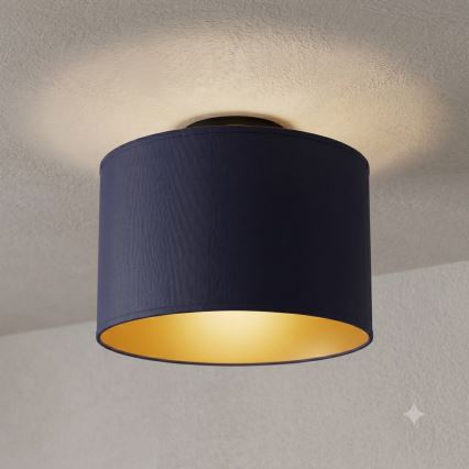 Loftlampe ARDEN 1xE27/15W/230V Ø 25 cm blå