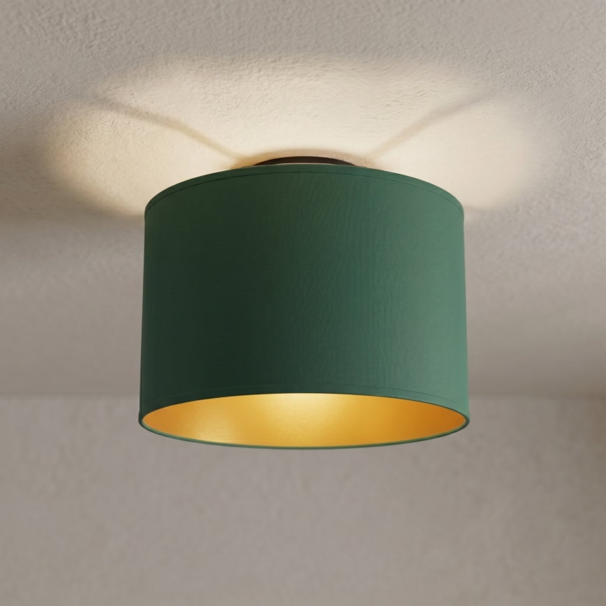 Loftlampe ARDEN 1xE27/15W/230V Ø 25 cm grøn