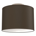 Loftlampe ARDEN 1xE27/15W/230V Ø 25 cm sort