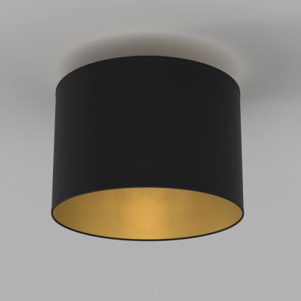 Loftlampe ARDEN 1xE27/15W/230V Ø 25 cm, sort