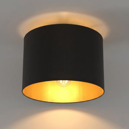 Loftlampe ARDEN 1xE27/15W/230V Ø 25 cm, sort