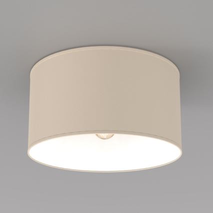 Loftlampe ARDEN 1xE27/15W/230V Ø 40 cm beige