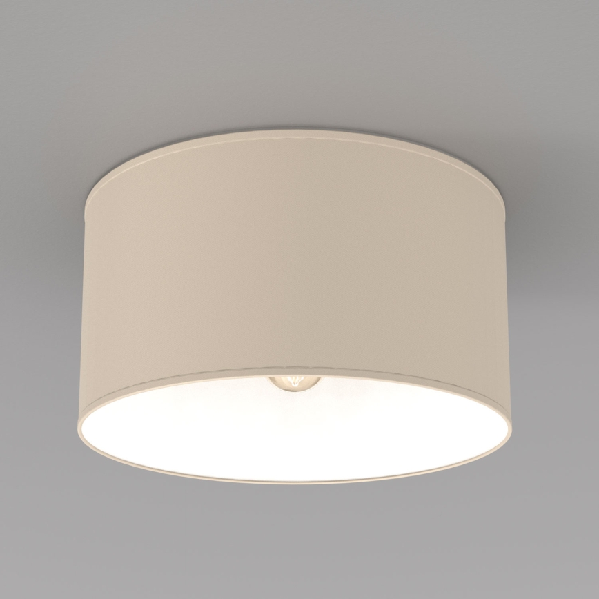 Loftlampe ARDEN 1xE27/15W/230V Ø 40 cm beige