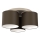 Loftlampe ARDEN 3xE27/15W/230V Ø 30 cm beige/brun