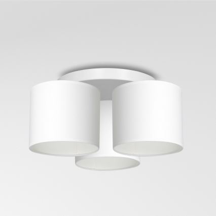 Loftlampe ARDEN 3xE27/60W/230V hvid, plafondmonteret