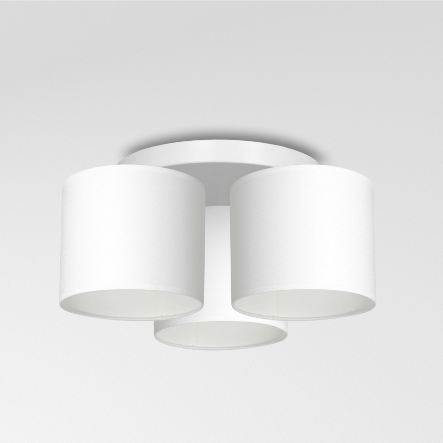 Loftlampe ARDEN 3xE27/60W/230V hvid, plafondmonteret