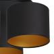 Loftlampe ARDEN 3xE27/60W/230V sort/gylden