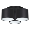 Loftlampe ARDEN 3xE27/60W/230V sort/hvid
