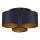 Loftlampe ARDEN 3xE27/60W/230V violet/guld