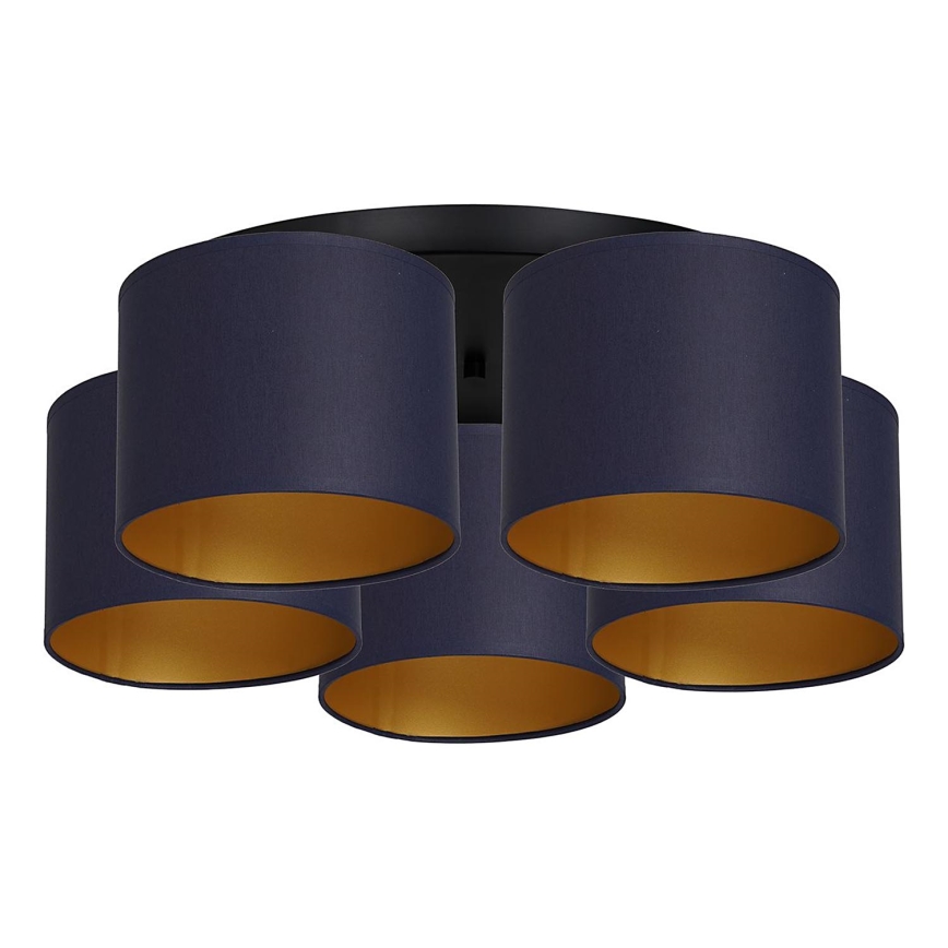 Loftlampe ARDEN 5xE27/60W/230V lilla/guld