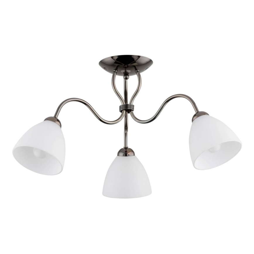 Loftlampe ARIEL 3xE27/15W/230V grå