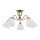 Loftlampe ARIEL 5xE27/15W/230V guldfarvet