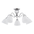 Loftlampe ARIEL 5xE27/15W/230V skinnende krom