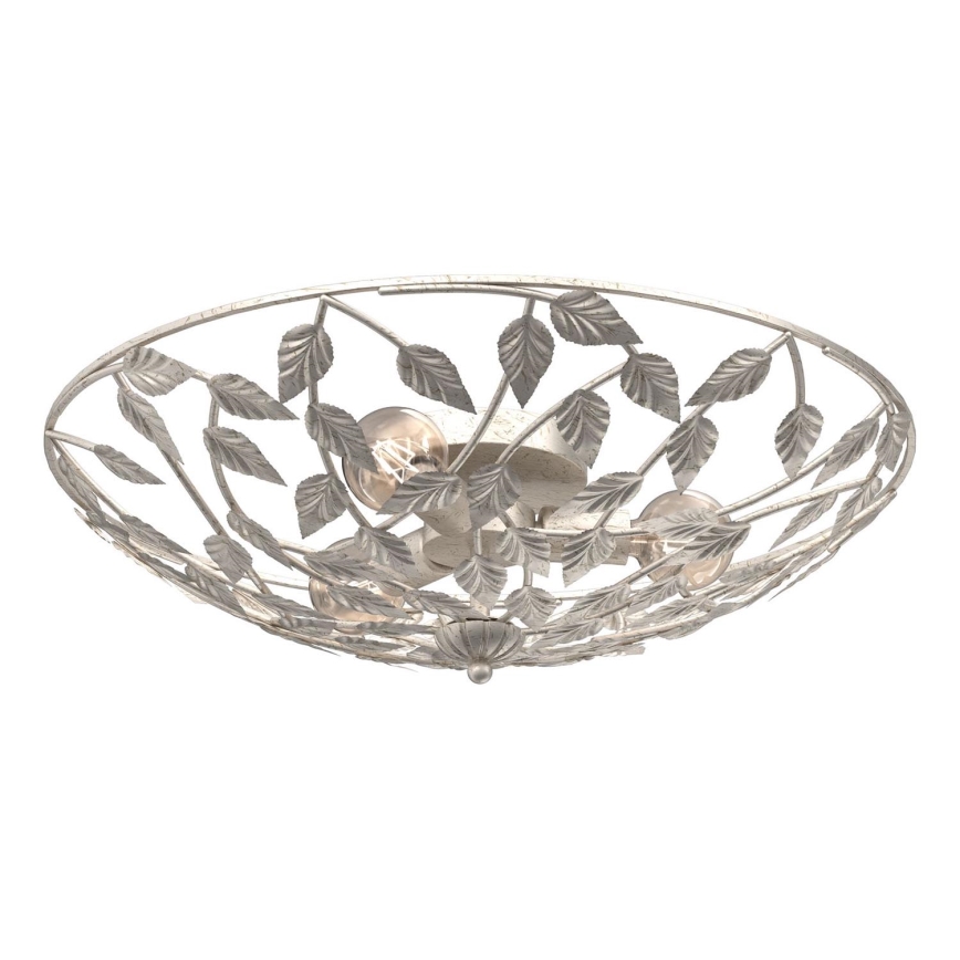 Loftlampe ARION 3xE27/15W/230V hvid/patina