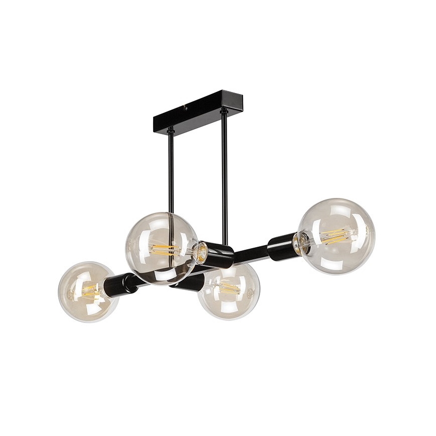 Loftlampe ASTRID 4xE27/60W/230V sort