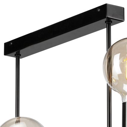 Loftlampe ASTRID 6xE27/60W/230V sort