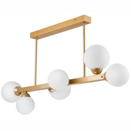 Loftlampe ASTRO 6xG9/5W/230V guldfarvet