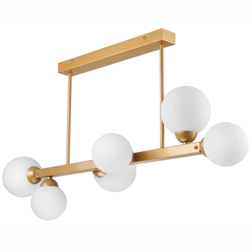 Loftlampe ASTRO 6xG9/5W/230V guldfarvet