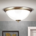 Loftlampe AUSTRIAN OLD LAMP 3xE27/60W/230V diameter 50 cm bronze/hvid