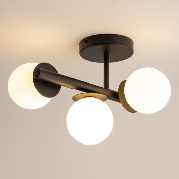 Loftlampe AVOLA 3xG9/12W/230V sort
