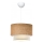 Loftlampe AYD 1xE27/15W/230V beige/hvid