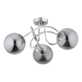 Loftlampe BANKO 3xE14/10W/230V skinnende krom