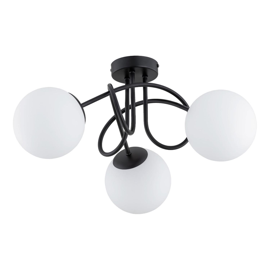 Loftlampe BANKO 3xE14/10W/230V sort