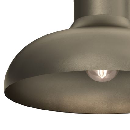 Loftlampe BASCA 1xE27/15W/230V Ø 40 cm bronzefarvet