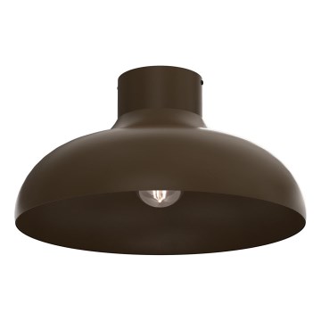 Loftlampe BASCA 1xE27/15W/230V Ø 40 cm brun