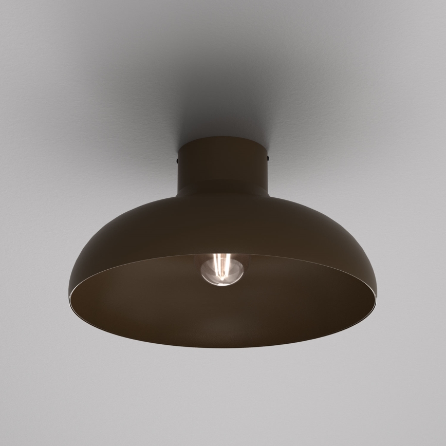 Loftlampe BASCA 1xE27/15W/230V Ø 40 cm brun