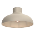 Loftlampe BASCA 1xE27/15W/230V Ø 40 cm cremefarvet