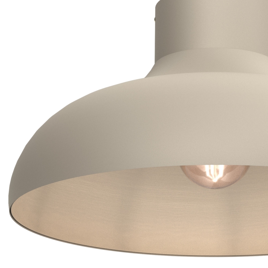 Loftlampe BASCA 1xE27/15W/230V Ø 40 cm cremefarvet