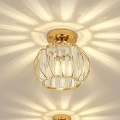 Loftlampe BELLA 1xE27/40W/230V Ø 20 cm guld