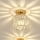 Loftlampe BELLA 1xE27/40W/230V Ø 20 cm guld