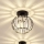 Loftlampe BELLA 1xE27/40W/230V Ø 20 cm, sort