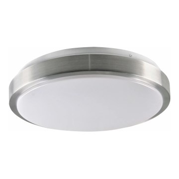 Loftlampe BENEDYKT 2xE27/20W/230V diameter 33 cm sølvfarvet