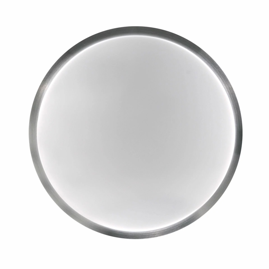 Loftlampe BENEDYKT 2xE27/20W/230V diameter 33 cm sølvfarvet