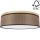 Loftlampe BENITA 4xE27/25W/230V diameter 58 cm brun/eg – FSC certificeret