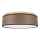 Loftlampe BENITA 4xE27/25W/230V diameter 58 cm brun/eg