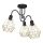 Loftlampe BERGEN 3xE27/60W/230V sort/guldfarvet