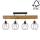 Loftlampe BERIS 4xE27/25W/230V fyrretræ - FSC-certificeret