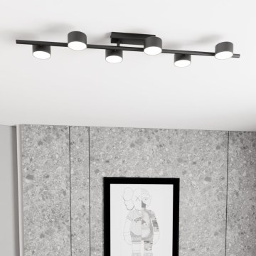 Loftlampe BET 6xGX53/12W/230V sort